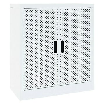 FÖRVARINGSSKÅP 90X80X40CM GRÅ/SVART