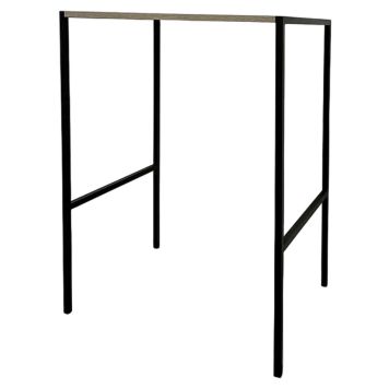 TVÄTTMASKINSHYLLA BAUHAUS JANNIK 87X64,6CM SVART