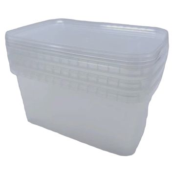 MATLÅDA 1,6L TRANSPARENT 3-PACK