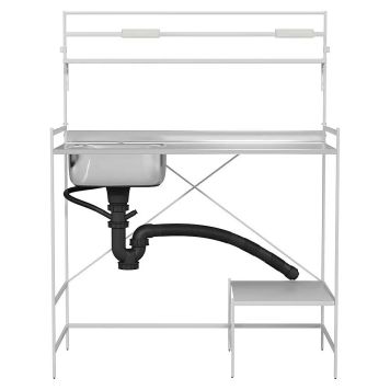 TVÄTTBÄNK BEN 113CM VIT