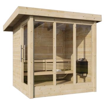 BASTUSTUGA NORDKAPP GLOW OBEHANDLAD 4,45M²