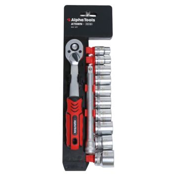 HYLSNYCKELSATS ALPHA TOOLS 3/8'' 12 DELAR