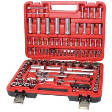 HYLSNYCKELSATS ALPHA TOOLS 1/4'' & 1/2'' 108 DELAR
