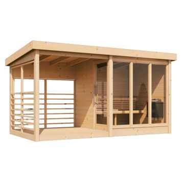 BASTUSTUGA NORDKAPP SOLSTUGA ALTAN OBEHANDLAD 9M²