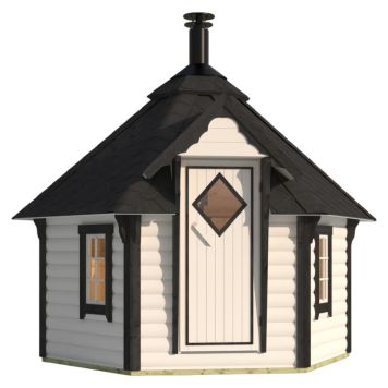 BASTUKÅTA NORDKAPP TRADITIONELL VIT 7M² 