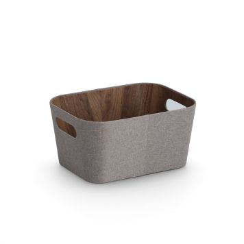 FÖRVARINGSLÅDA ZELLER 30,5X23CM BRUN