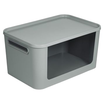 FÖRVARINGSLÅDA SMARTSTORE MED LOCK AQUAVERDE 55L
