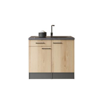 MINIKÖK RESPEKTA OLIVER 6200SUS100GRAE2 EK 100CM