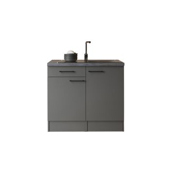 MINIKÖK RESPEKTA OLIVER I6200SUS100GRGM2 GRÅ 100CM