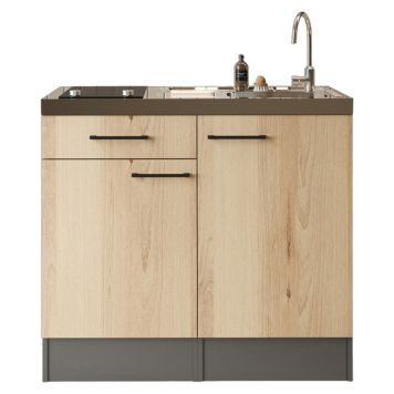 MINIKÖK RESPEKTA OLIVER 6200SUS100GRAE3 EK 100CM