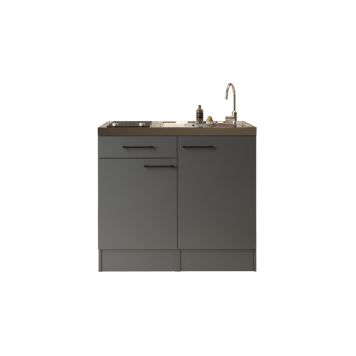 MINIKÖK RESPEKTA OLIVER 6200SUS100GRGM3 GRÅ 100CM