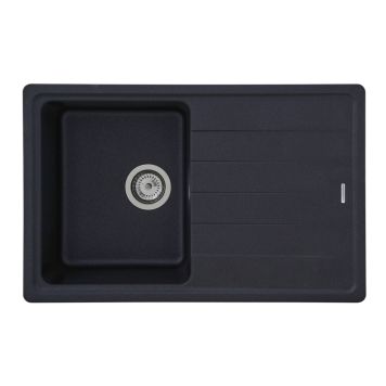 DISKBÄNK RESPEKTA COLUMBIA GRANIT 78X50CM SVART 
