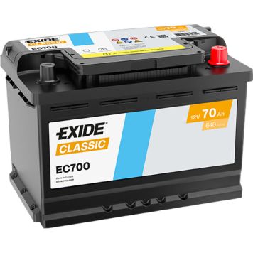 BILBATTERI EXIDE 12V 70AH