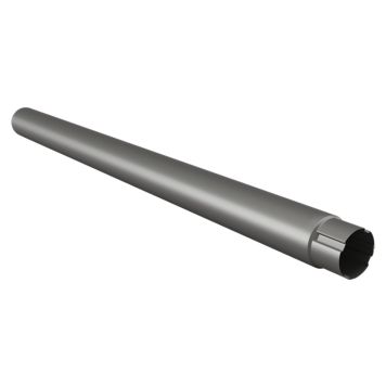 STUPRÖR ARECO 90MM 2,5M MÖRK SILVERMETALLIC