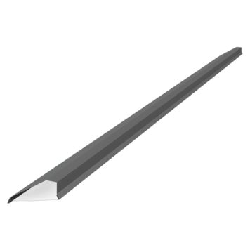 VINDSKIVEBESLAG ARECO 110X28 MÖRK SILVERMETALLIC