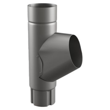GRENRÖR ARECO 90MM MÖRK SILVERMETALLIC