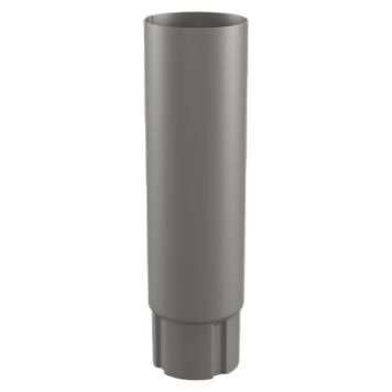 MELLANSTYCKE ARECO 90MM 1M MÖRK SILVERMETALLIC
