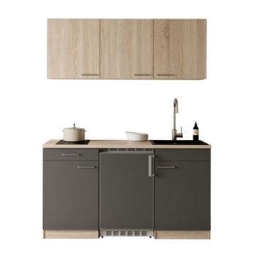 PENTRY RESPEKTA INGRID KB150ESGES GRÅ/EK 150CM