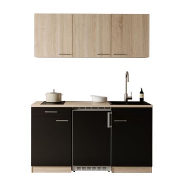 PENTRY RESPEKTA INGRID KB150ESSES SVART/EK 150CM