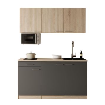 PENTRY RESPEKTA INGRID KB150ESGESOKM GRÅ/EK 150CM