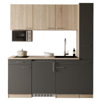 KÖK RESPEKTA INGRID KB180ESGESM2 GRÅ/EK 180CM