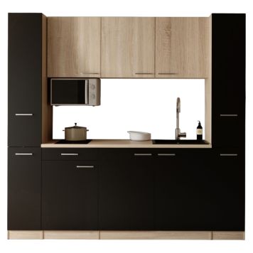 KÖK RESPEKTA INGRID KB210ESSESOKM2 SVART/EK 210CM