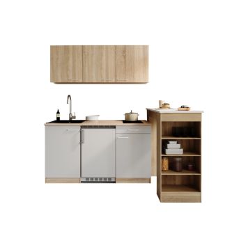 KÖK MED BARBORD RESPEKTA INGRID KB150ESWESB VIT/EK 150CM