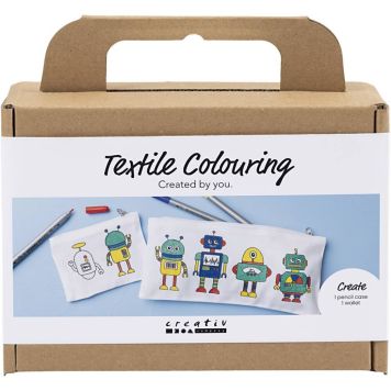 PYSSELKIT CREATIV COMPANY TEXTIL MÅLNING ROBOT