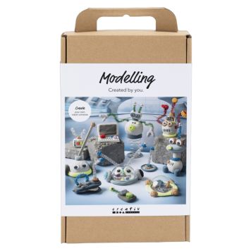 PYSSELKIT CREATIV COMPANY LERA ROBOT FÖRSILVRAD