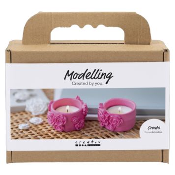 PYSSELKIT CREATIV COMPANY MODELLERA VÄRMELJUSHÅLLARE