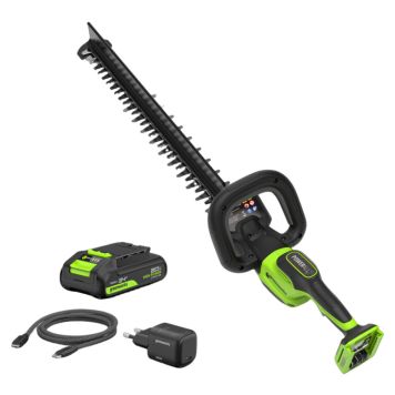 HÄCKSAX GREENWORKS HT2202A1 POWERALL 56CM 24V 1X2,0AH