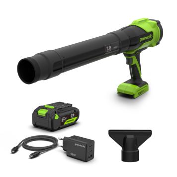 LÖVBLÅS GREENWORKS BL1002HA1 POWERALL 24V 1X4,0AH