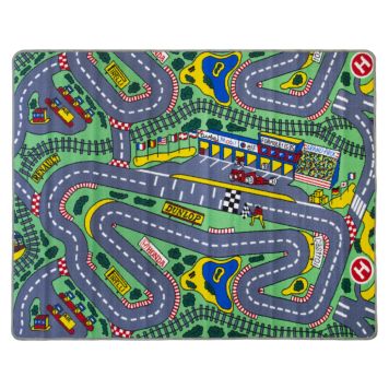MATTA MATTBOLAGET TRAFIK 133X160CM FLERFÄRGAD