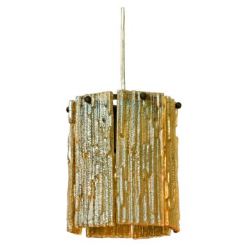FÖNSTERLAMPA ANETA LIGHTING ABELONE E27 AMBER/SVART