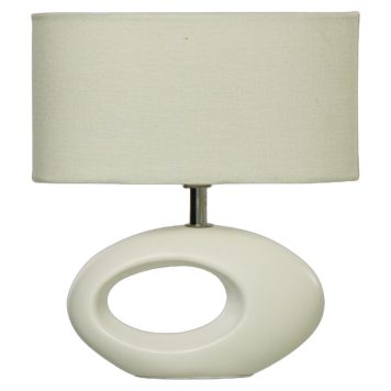 BORDSLAMPA ANETA LIGHTING OLINA E14 VIT