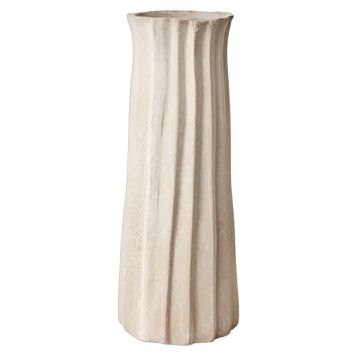 VAS AFFARI ATHENA 14X36CM BEIGE