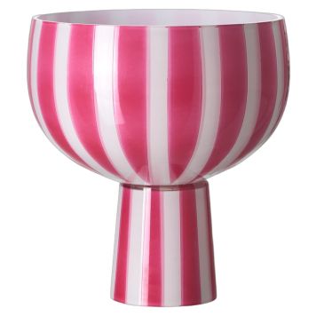 SKÅL AFFARI CIRCUS  Ø17CM ROSA/VIT