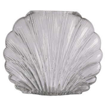 VAS AFFARI SHELL 20X9X16,5CM KLAR