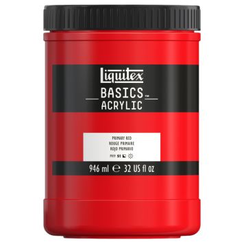 AKRYLFÄRG LIQUITEX BASICS PRIMARY RED 946ML 