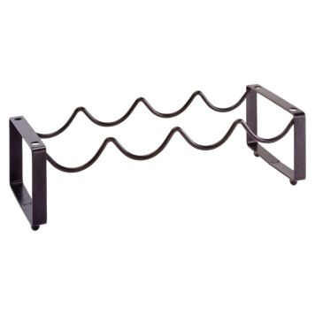 VINSTÄLL MOTTEZ 4 FLASKOR 43X11CM SVART 