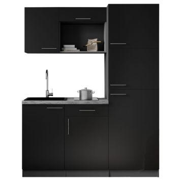 KÖK RESPEKTA OLIVER KB160GRSW SVART 160CM