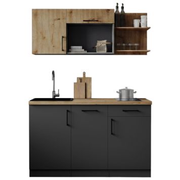 PENTRY RESPEKTA OLIVER KB145GRGA GRÅ/EK 145CM