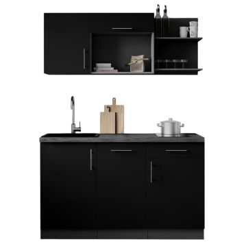 PENTRY RESPEKTA OLIVER KB145GRSW SVART 145CM
