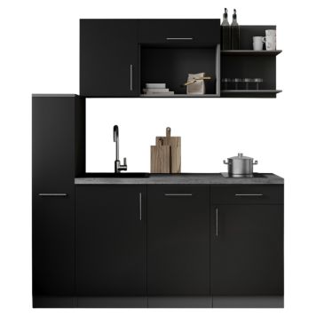 KÖK RESPEKTA OLIVER KB175GRSW SVART 175CM