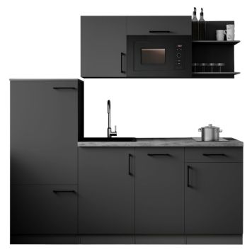 KÖK RESPEKTA OLIVER KB205GRGMMI GRÅ 205CM