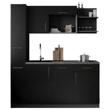 KÖK RESPEKTA OLIVER KB175GRSW2 SVART 175CM