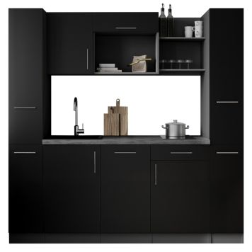 KÖK RESPEKTA OLIVER KB205GRSW2 SVART 205CM
