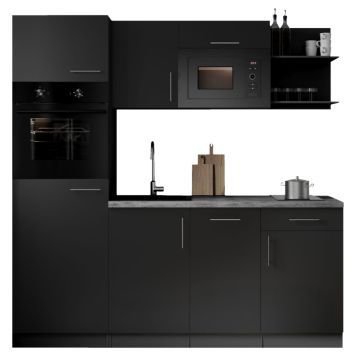 KÖK RESPEKTA OLIVER KB205GRSWMIH SVART 205CM