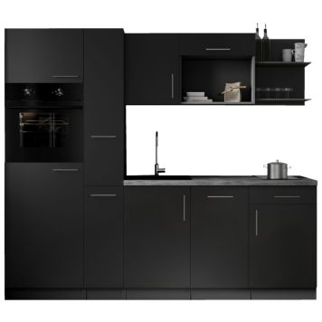 KÖK RESPEKTA OLIVER KB235GRSWH SVART 235CM