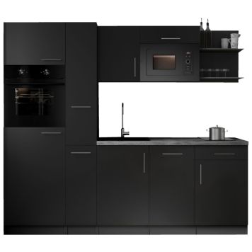 KÖK RESPEKTA OLIVER KB235GRSWMIH SVART 235CM